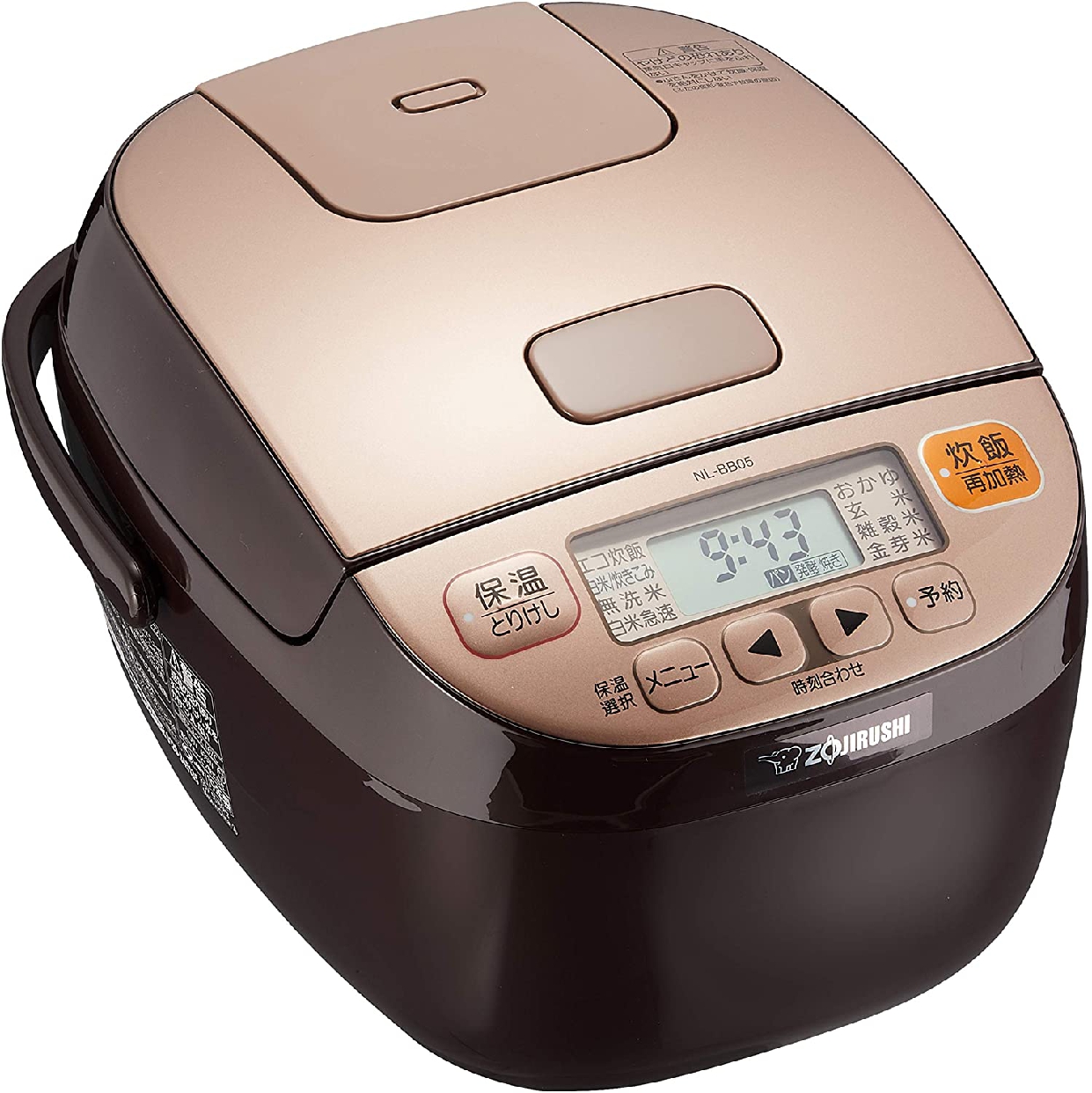 象印(ZOJIRUSHI) マイコン炊飯ジャー 極め炊き NL-BB05-TMの商品画像1 