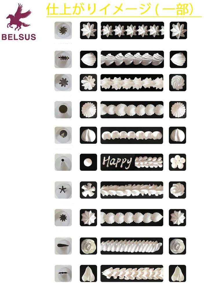 BELSUS URIS(ベルスースウリズ) 絞り口金 収納ケース セット 31個の商品画像サムネ5 