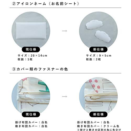 SANDESICA(サンデシカ) お昼寝布団5点セットの商品画像9 