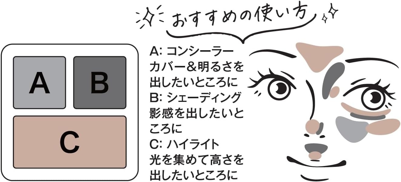 GALLZ Cosmetics(ギャルズ コスメティックス) 花道3Dパレットの商品画像6 