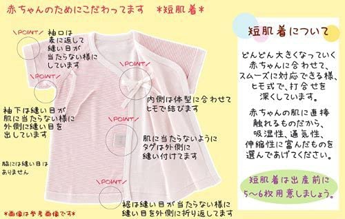 chuckle BABY(チャックルベビー) 白無地新生児肌着セット P6021Dの商品画像7 