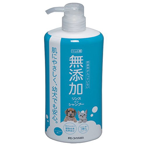 IRIS OHYAMA(アイリスオーヤマ) 無添加リンスインシャンプー 犬猫用 MRS-600の商品画像1 