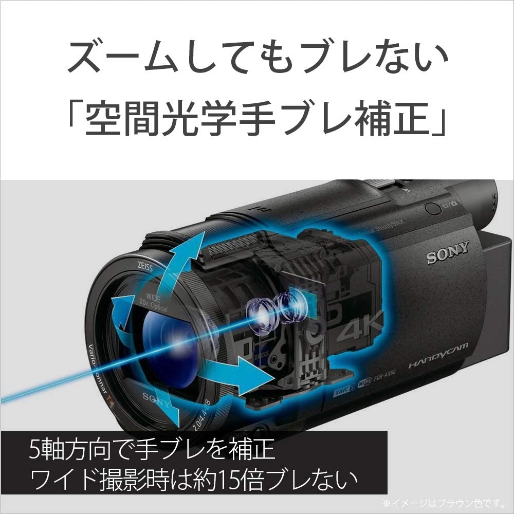 SONY(ソニー) デジタル4Kビデオカメラレコーダー FDR-AX60の商品画像4 