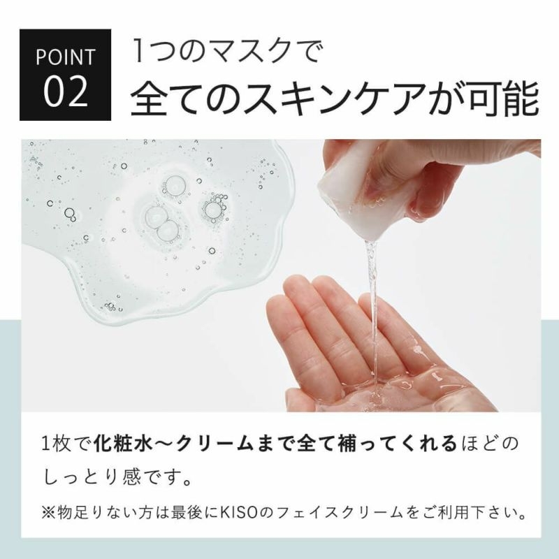 KISO(キソ) ヒアルロン酸 シートマスクの商品画像3 