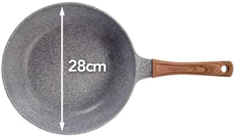 CAINZ(カインズ) ストーンマーブル フライパン 炒め鍋 28cmの商品画像サムネ2 