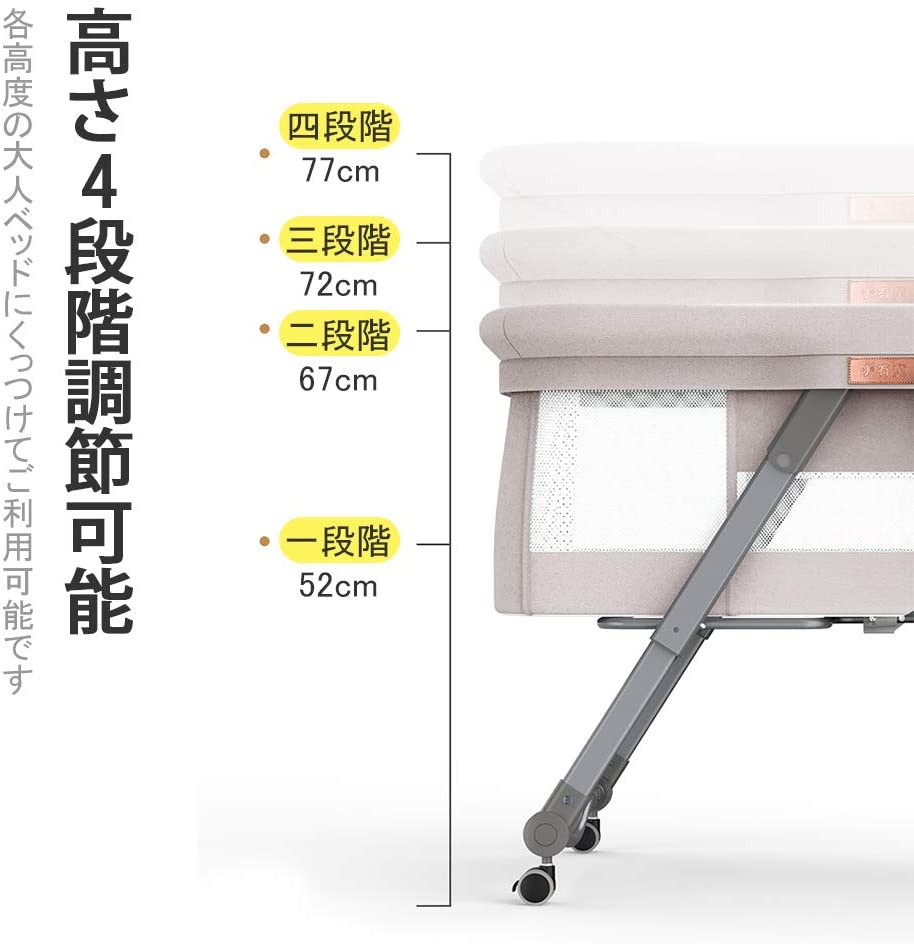 新品未使用Maydolly折りたたみベビーベッド【決定】 Amazon.co.jp: Maydolly（メイドリ）ベビーベッド 折畳式添い寝