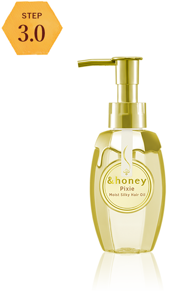 &honey(アンドハニー) ピクシー モイストシルキー ヘアオイルの商品画像1 