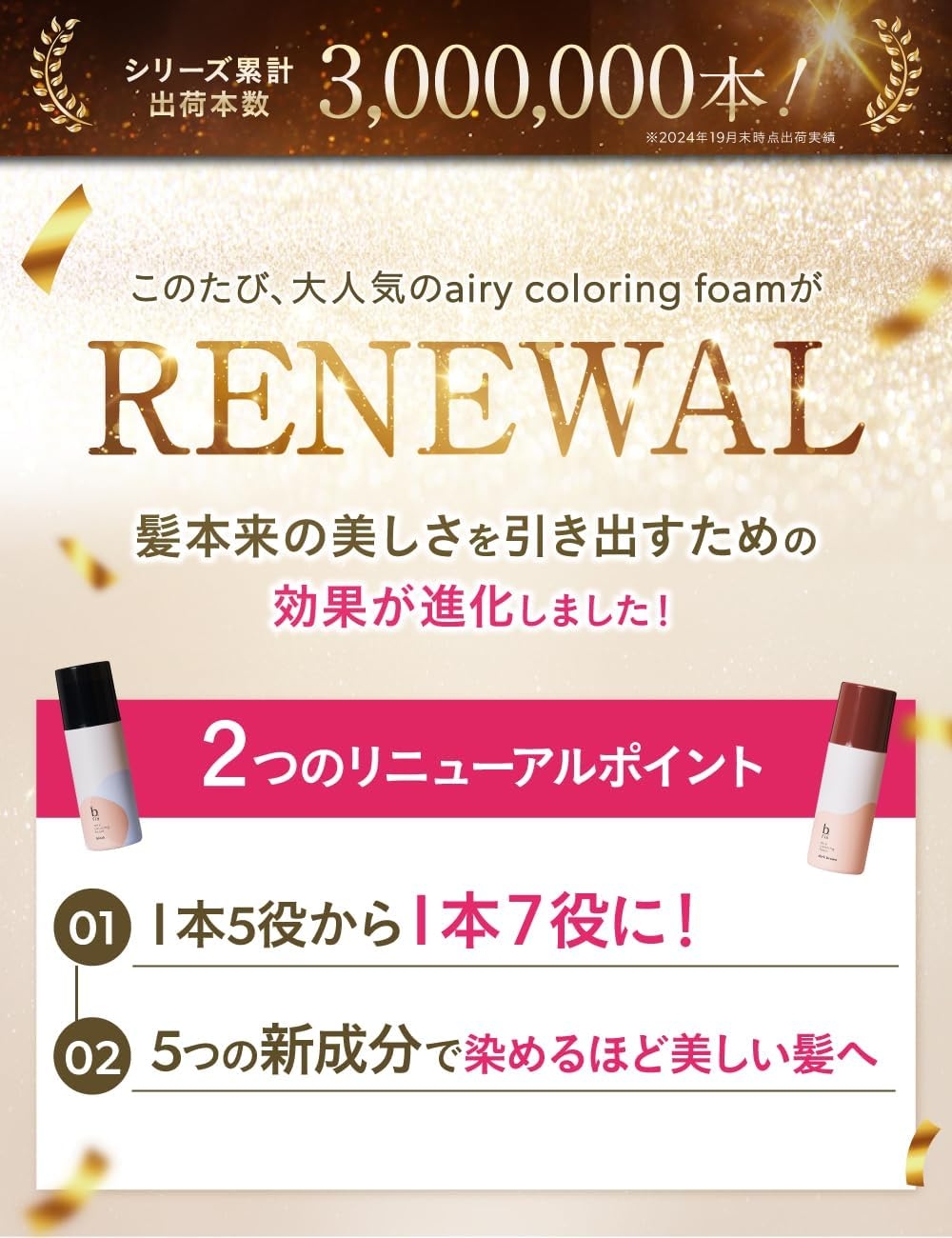 b.ris(ビーリス) エアリーカラーリングフォームの商品画像3 