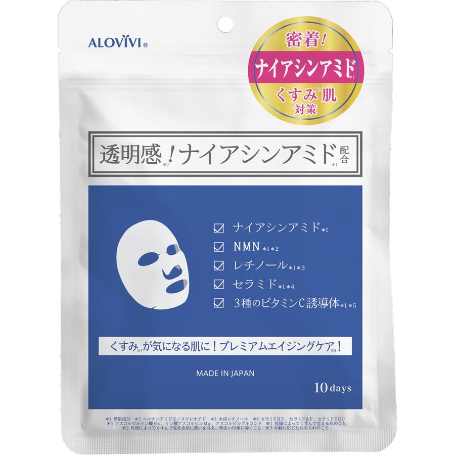 ALOVIVI(アロヴィヴィ) ナイアシンアミドフェイスマスクの商品画像1 