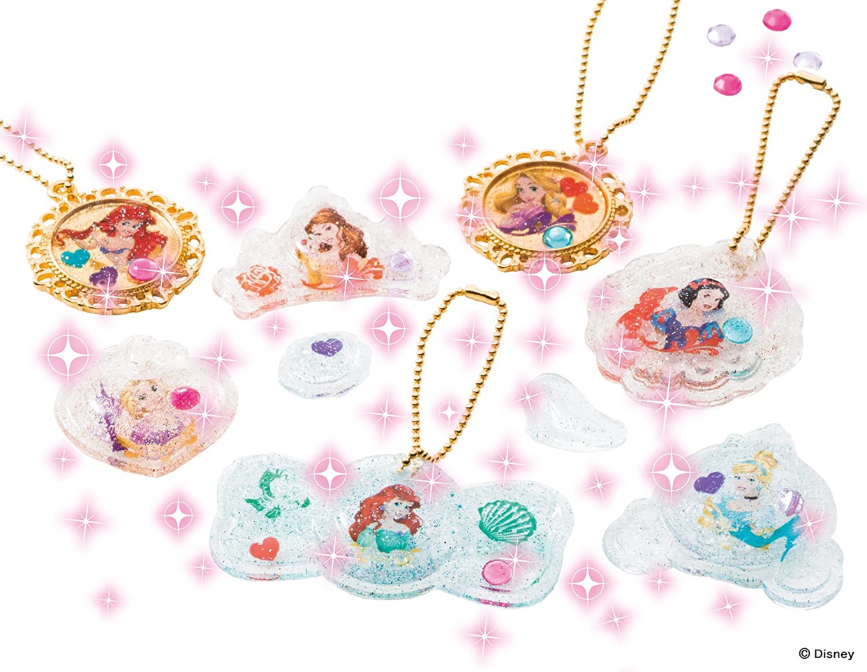 SEGA TOYS(セガトイズ) キラデコアート ぷにジェル ディズニープリンセスセット  PG-02の商品画像2 