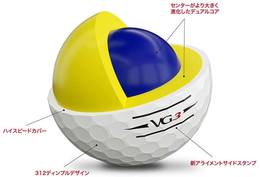 TITLEIST(タイトリスト) ゴルフボール 2020年モデル VG3の商品画像4 