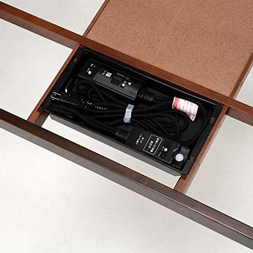萩原(HAGIHARA) ダイニングこたつテーブル KaMin KOT-7310DBR-135の商品画像7 