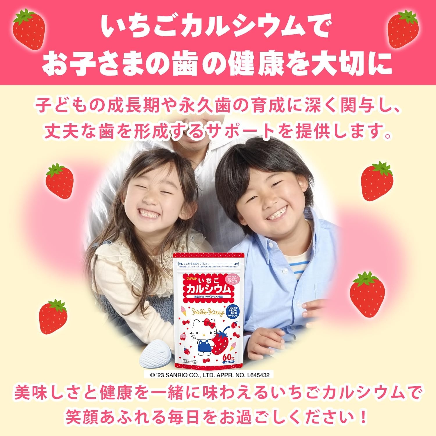 ワダカルシウム いちごカルシウムの商品画像5 