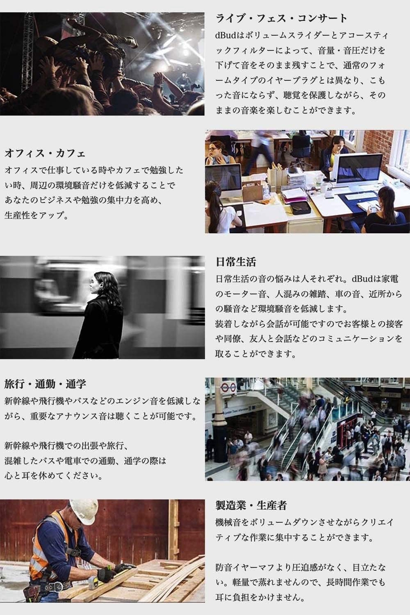 dBud(ディーバット) イヤープラグの商品画像6 