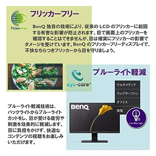 BenQ(ベンキュー) アイケアディスプレイ GW2480の商品画像サムネ5 