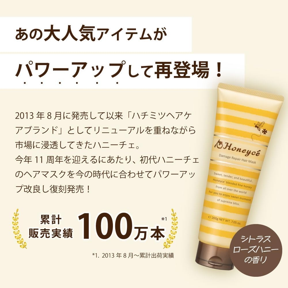 Honeycé(ハニーチェ) ダメージリペア ヘアマスクY Rの商品画像2 