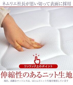 Bed&Mattres(ベッドアンドマットレス) ポケットコイル EN101PNの商品画像5 