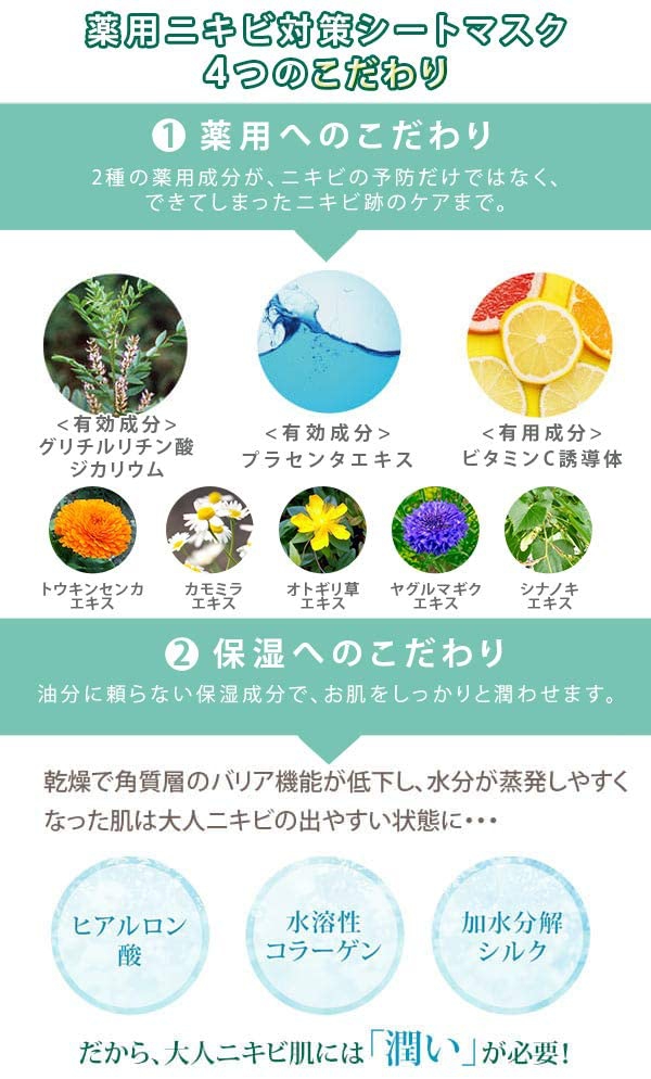 MEDISTHE(メディステ) 薬用 NI-KIBI シートマスクの商品画像4 