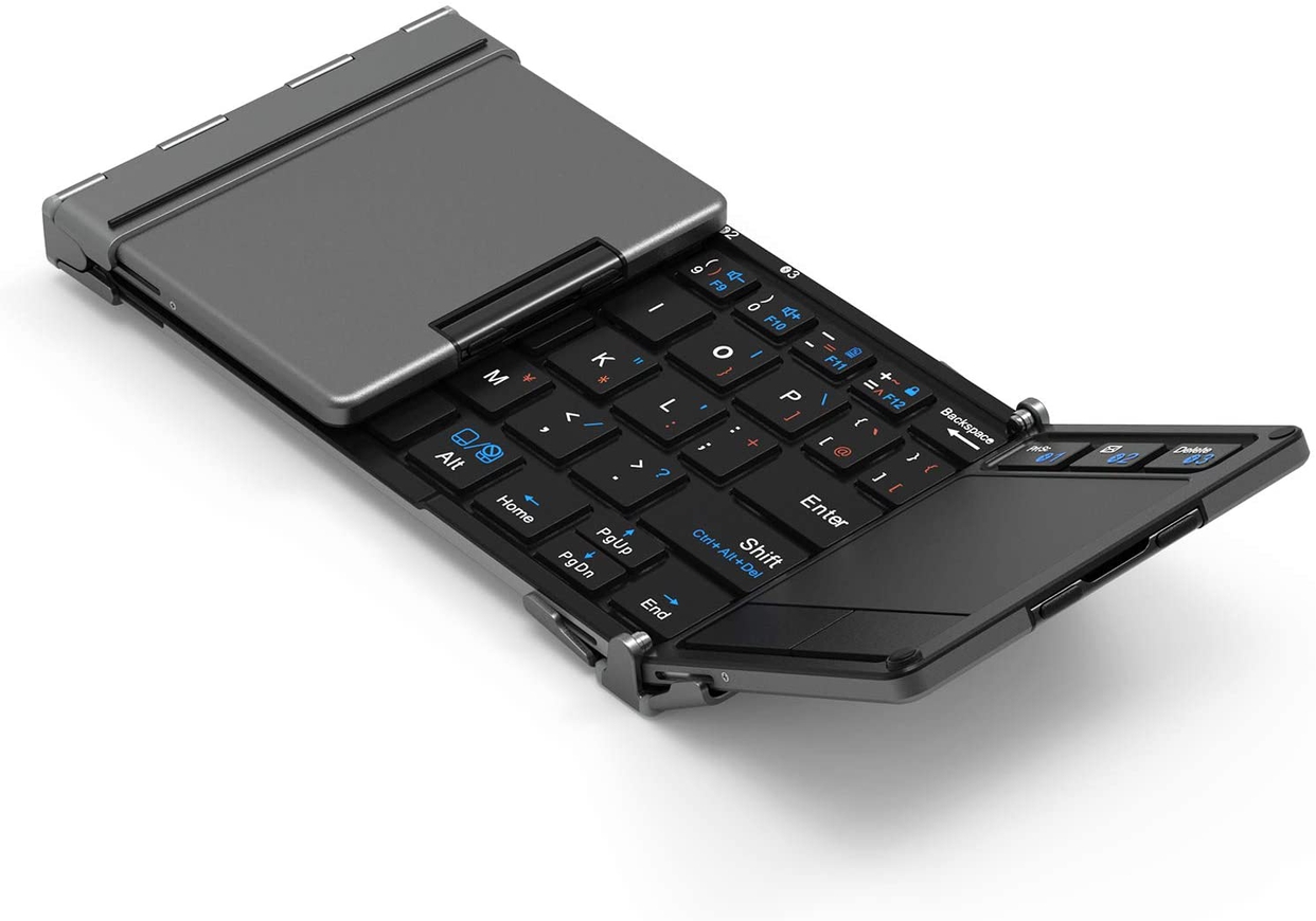 iClever(アイクレバー) 折畳み式Bluetoothキーボード IC-BK08の商品画像1 