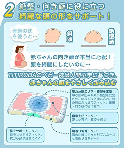 TITIROBA(チチロバ) ベビー枕 PL-C3の商品画像3 