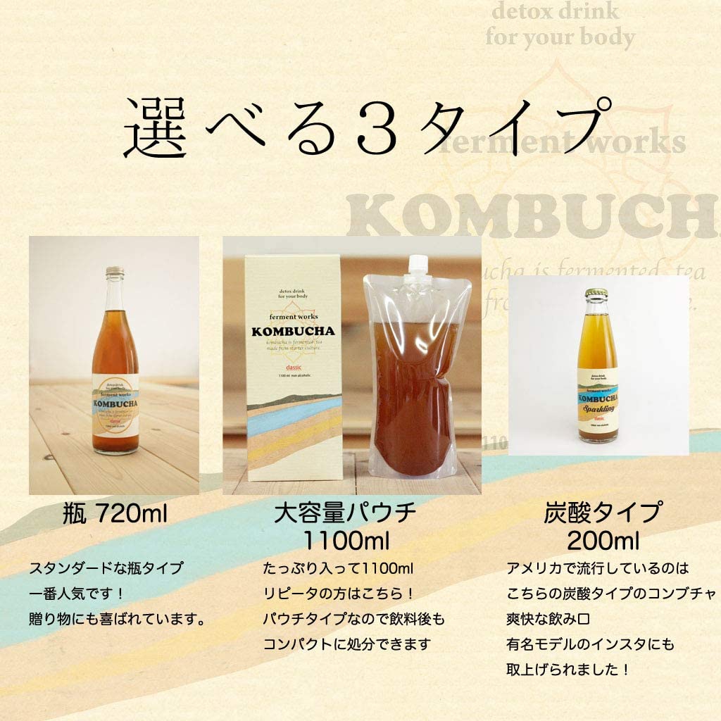 ferment works(ファーメントワークス) KOMBUCHA classic  クラフトコンブチャの商品画像サムネ2 