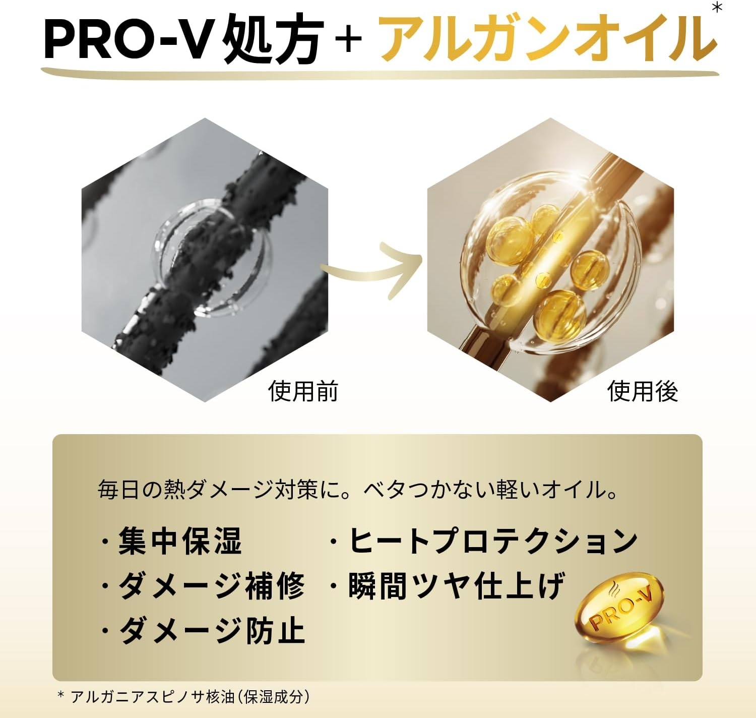 PANTENE(パンテーン) ディープダメージリペア ヘアオイルの商品画像4 