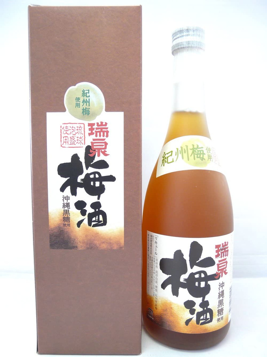 黒糖梅酒おすすめ商品：瑞泉酒造 沖縄黒糖入梅酒