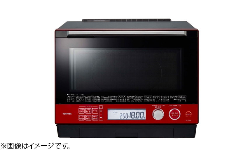 TOSHIBA 過熱水蒸気オーブンレンジ石窯 ER-JZ5000（R） - 電子レンジ 