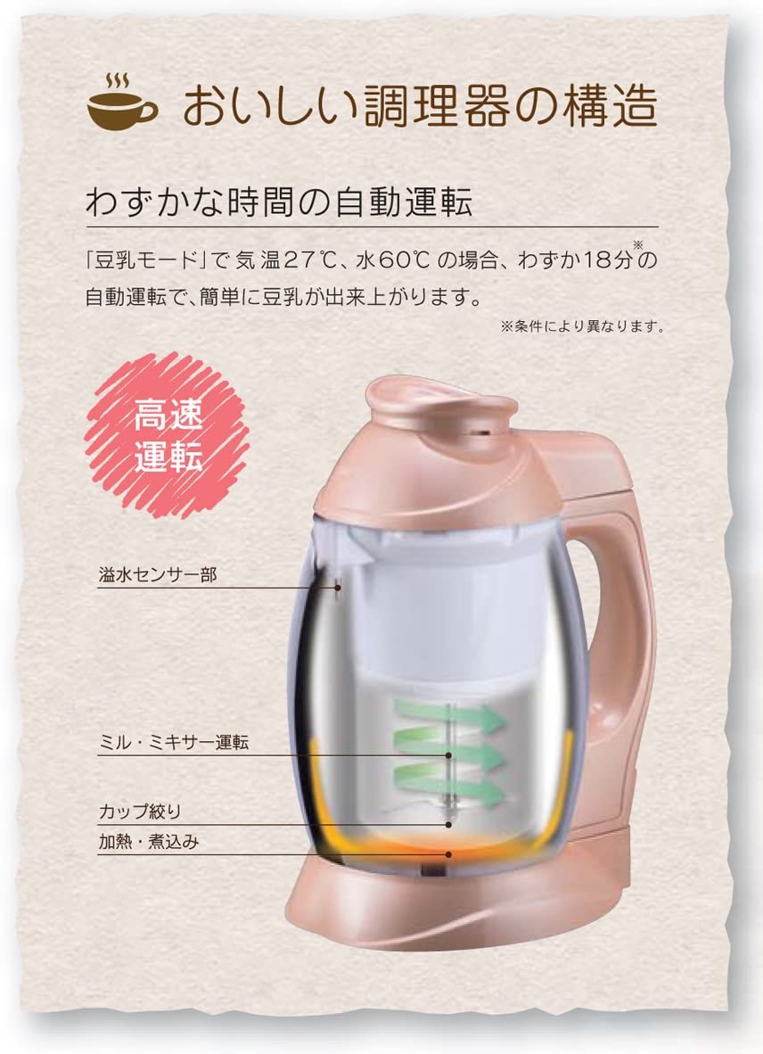 人気 【北見市発】アピックス APIX 豆乳＆スープメーカー ASM-294 2014 