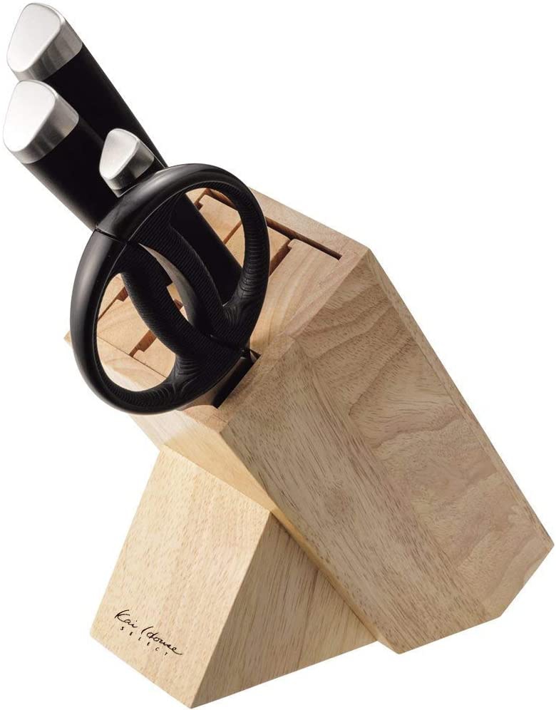 貝印(KAI) KHS 木製ナイフブロック ブラウン AP5321の商品画像サムネ3 