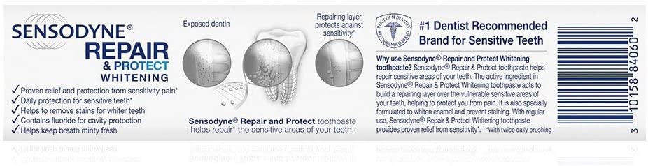 Sensodyne(センソダイン) Repair & Protect Whiteningの商品画像2 