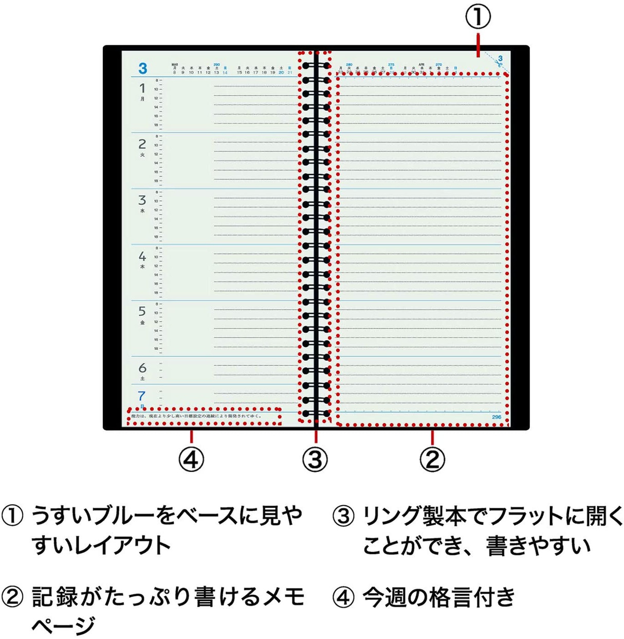 maruman(マルマン) ビジネスダイアリー 582-21の商品画像3 