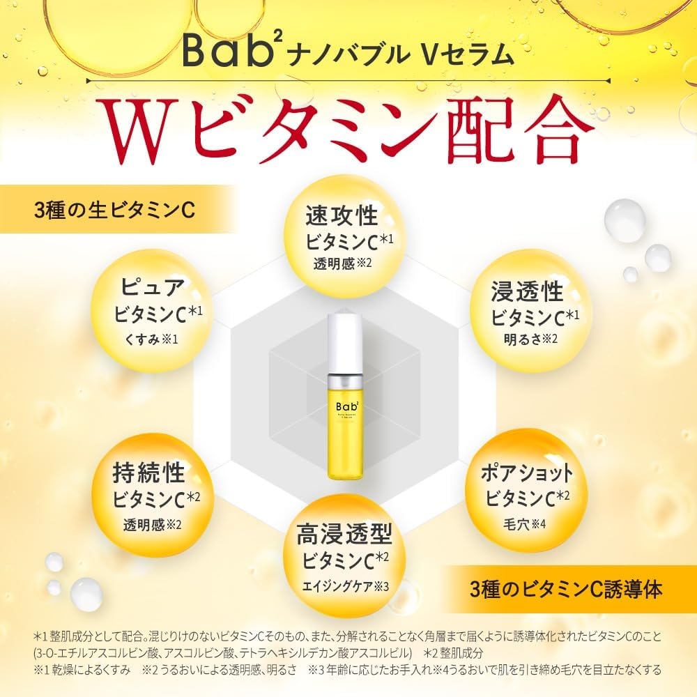 Bab²(バブバブ) ナノバブルVセラムの商品画像5