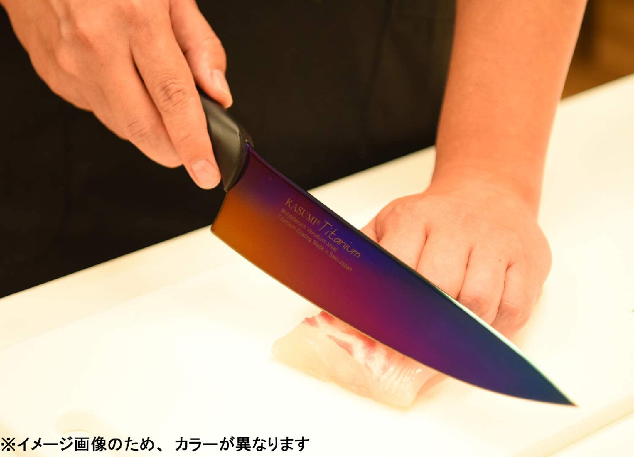 SUMIKAMA(スミカマ) 霞KASUMI チタンコーティング 剣型包丁 22020の商品画像5 