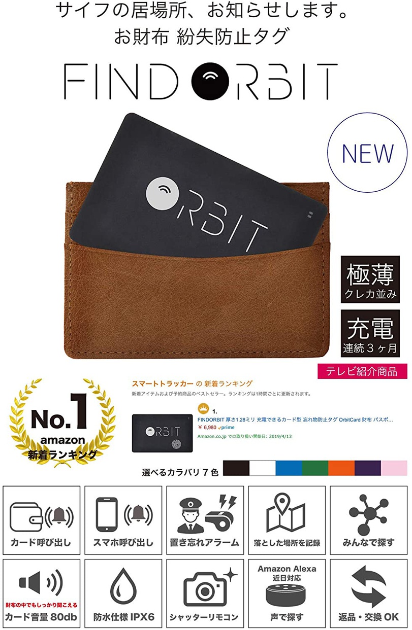 FINDORBIT(ファインドビット) ORBIT CARDの商品画像2 