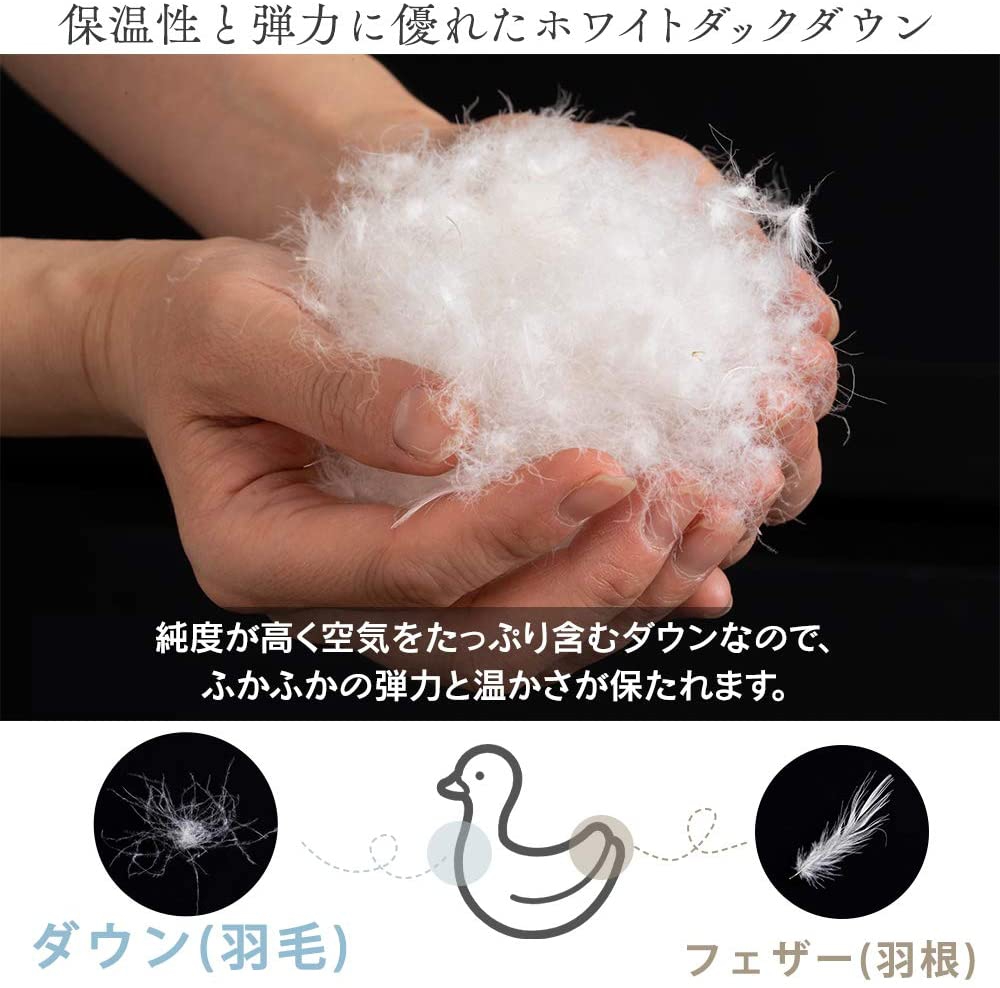 IRIS OHYAMA(アイリスオーヤマ) 羽毛掛け布団 SCDQ-SLの商品画像2 
