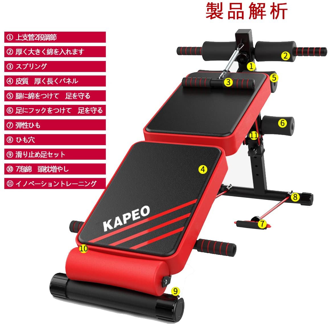 KAPEO(カペオ) フラットインクラインベンチ KAP-013の悪い口コミ・評判