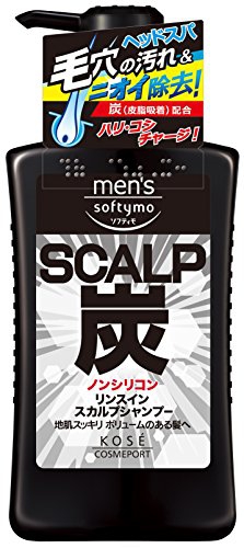 men's softymo(メンズ ソフティモ) リンスイン スカルプシャンプー (炭)の商品画像1 