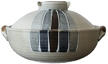 三鈴陶器(Misuzutouki) トクサ 絵付け土鍋 mis1024の商品画像1 