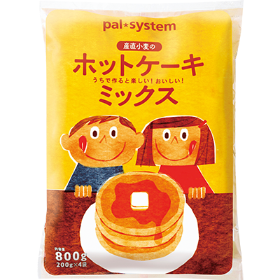 パンケーキミックスおすすめ商品：pal system(パルシステム) 産直小麦のホットケーキミックス