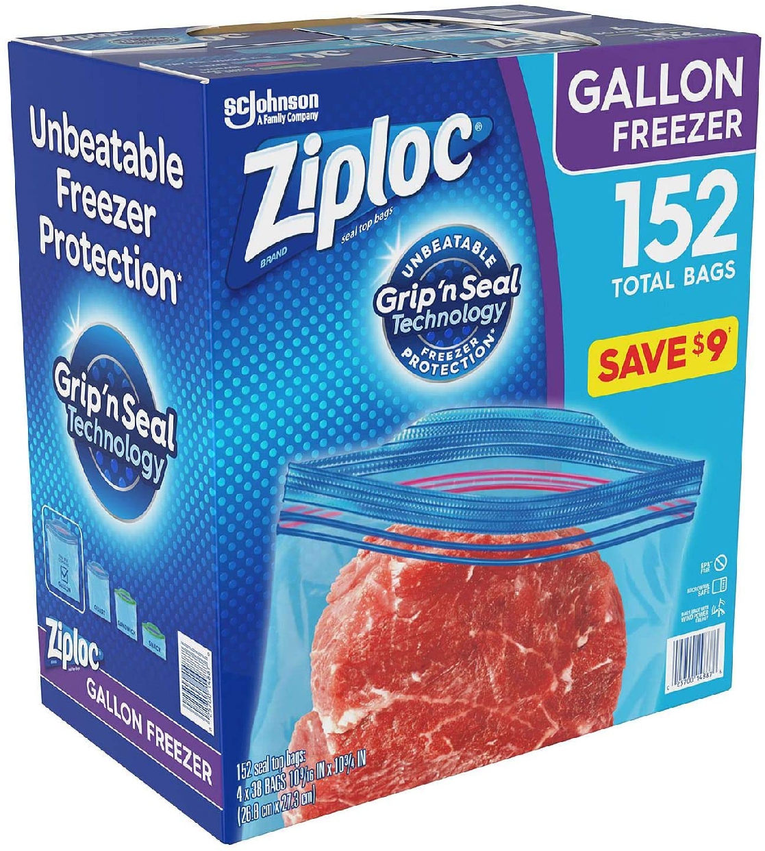Ziploc(ジップロック) フリーザー ガロンサイズの商品画像3 