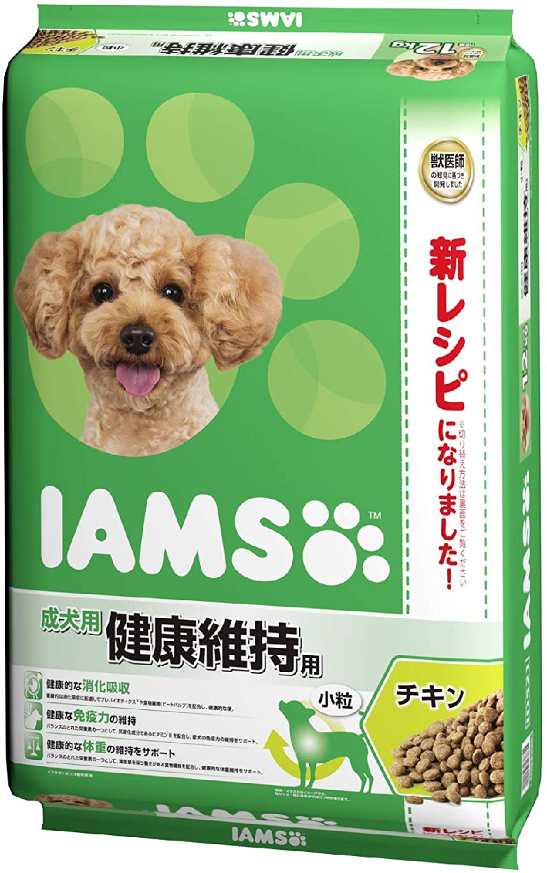 IAMS(アイムス) 成犬用 健康維持用 チキン小粒の商品画像1 