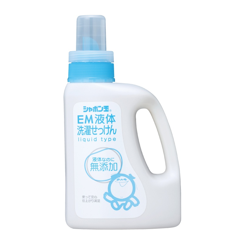 シャボン玉石けん EM液体洗濯せっけんボトルの商品画像1 