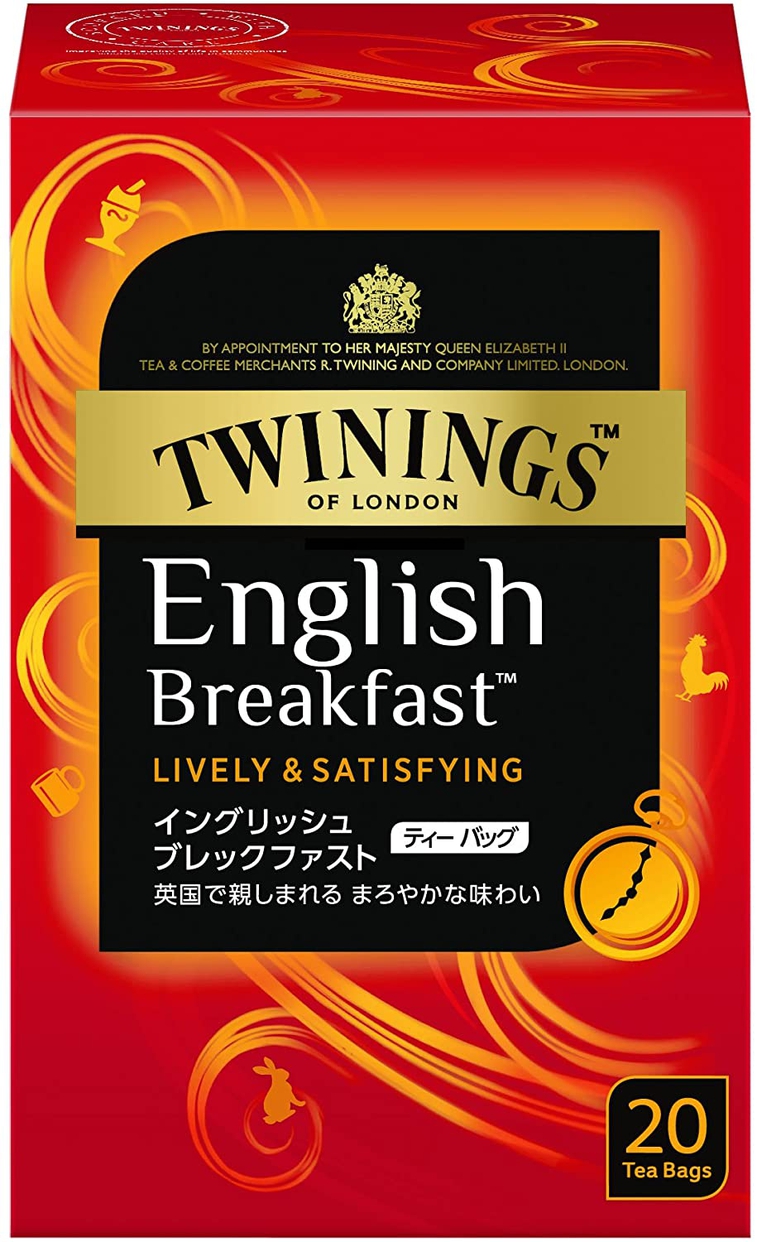 紅茶おすすめ商品：TWININGS(トワイニング) ティーバッグ イングリッシュ ブレックファスト