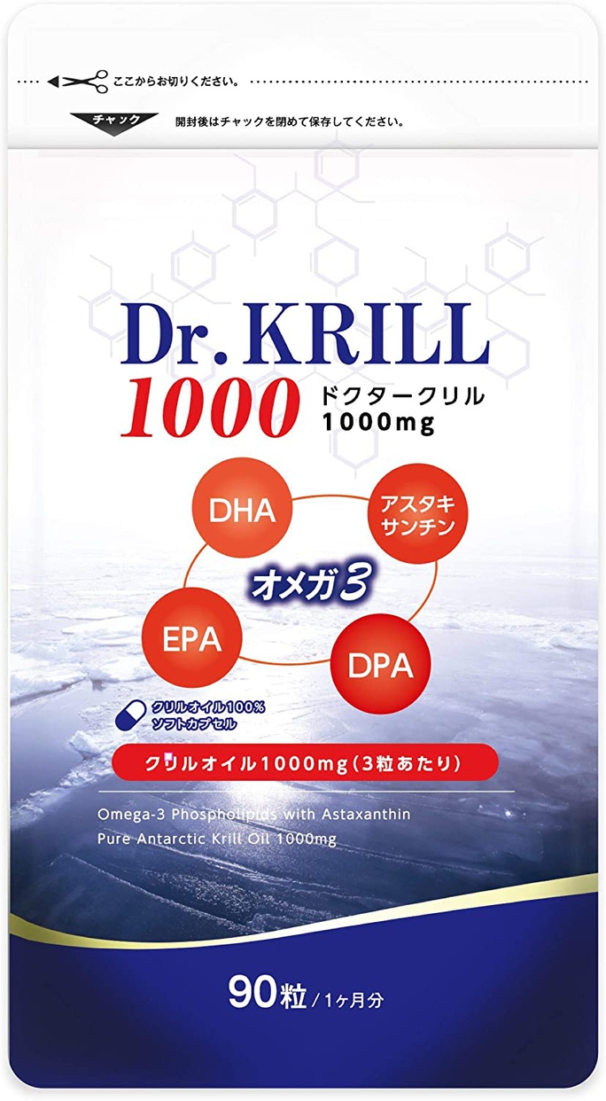 Dr.KRILL(ドクタークリル) ドクタークリル1000mgの商品画像1 
