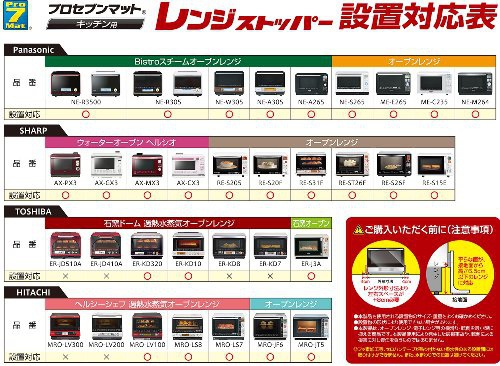 Pro-7(プロセブン) 耐震マット付き レンジストッパー PML-N3402Bの商品画像3 