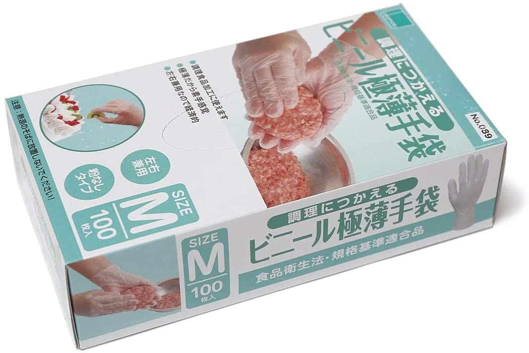 OKAMOTO(オカモト) No.089 食品対応  ビニール極薄手袋（粉なし）の商品画像サムネ3 