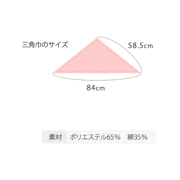 いただきマンマ(イタダキマンマ) 三角巾の商品画像10 