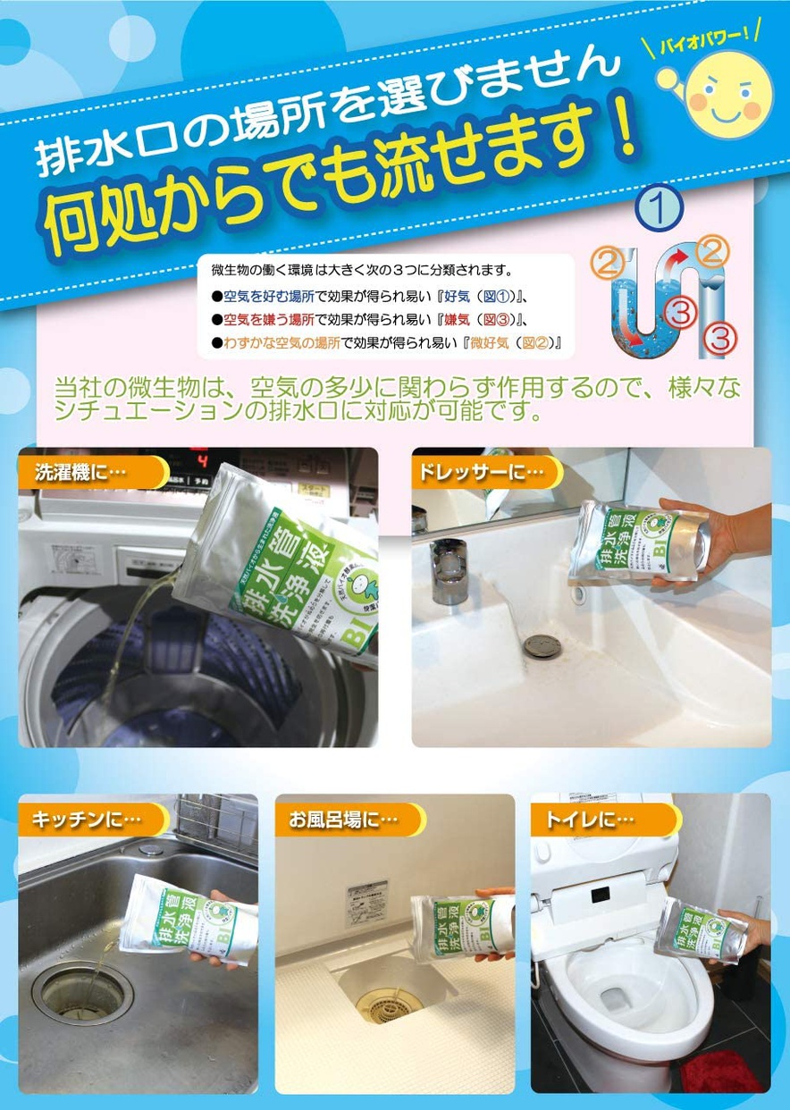 スリーケー 排水管洗浄液の商品画像サムネ3 