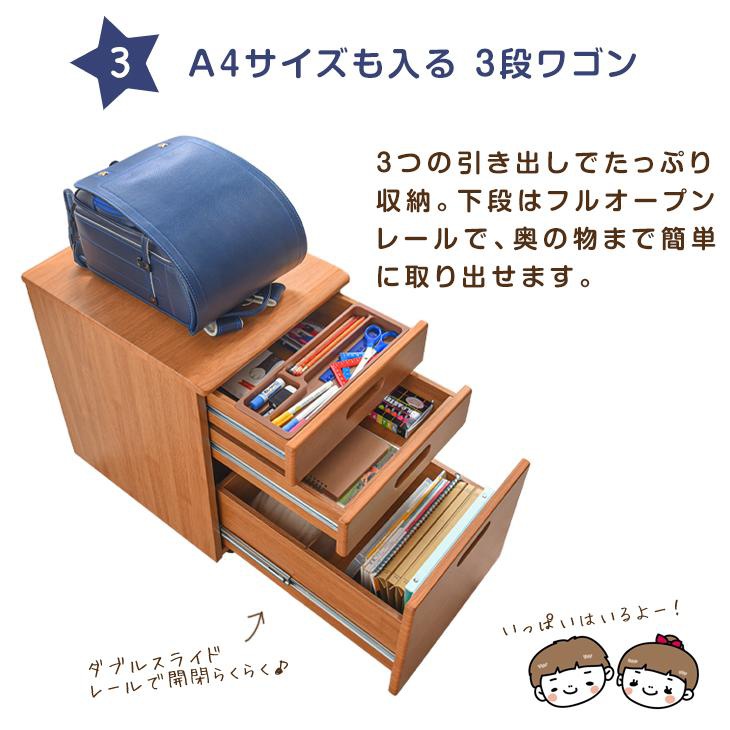 タンスのゲン 学習机 33010058の商品画像13 